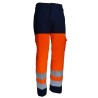 PANTALON HV EN20471 MARINE/ORANGE